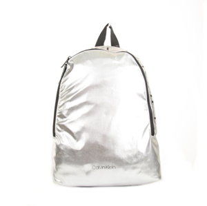 Calvin Klein velký stříbrný batoh Story